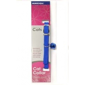 Ancol Cat Collar Safety Elastic Softweave Blue